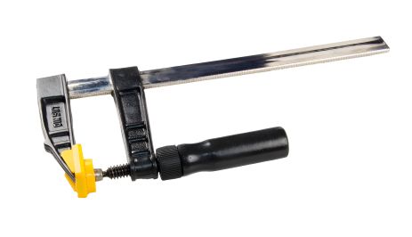 Столярна струбцина F-Type 300х120 мм з дерев'яною ручкою MASTERTOOL 07-0004