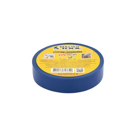Ізоляційна стрічка синя 17 мм 15 м 10 шт MASTERTOOL 44-9015
