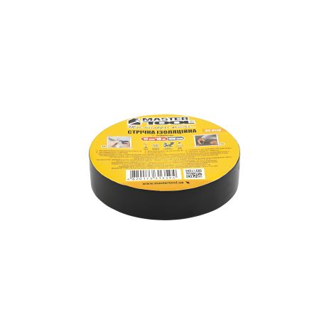 Черная изоляционная лента 17 мм x 10 м (упаковка 10 шт) MASTERTOOL 44-9110 Черная изоляционная лента 17 мм x 10 м (упаковка 10 шт) MASTERTOOL 44-9110