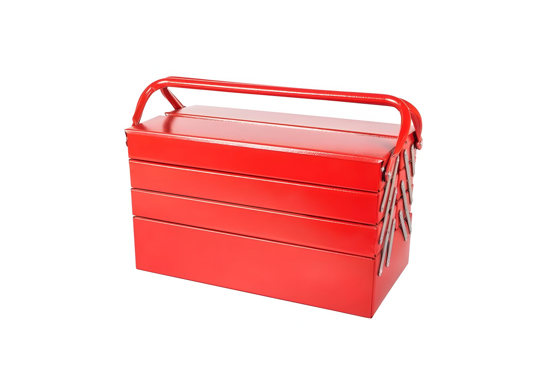 Металлический ящик для инструментов 440 мм, 4 яруса/7 отделений, MASTERTOOL 79-4307 Металлический ящик для инструментов 440 мм, 4 яруса/7 отделений, MASTERTOOL 79-4307