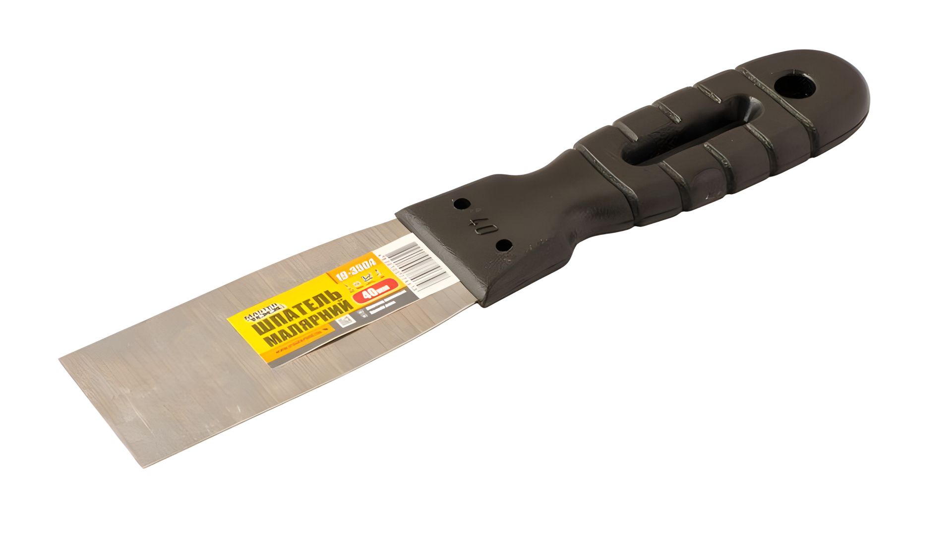 Малярський шпатель 40 мм MASTERTOOL 19-3504 Малярський шпатель 40 мм MASTERTOOL 19-3504