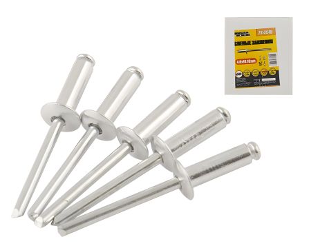 Вытяжные алюминиевые заклепки 4.8х10.16 мм (500 шт) от MASTERTOOL (20-0645) Вытяжные алюминиевые заклепки 4.8х10.16 мм (500 шт) от MASTERTOOL (20-0645)