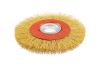 Дисковая щетка Ø 200х32 мм из латунированной рифленой проволоки MASTERTOOL 19-9220 Дисковая щетка Ø 200х32 мм из латунированной рифленой проволоки MASTERTOOL 19-9220