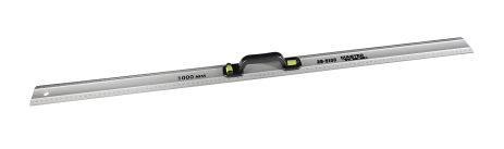 Строительная линейка алюминиевая 100 см с ручкой и 2 капсулами MASTERTOOL 39-5100