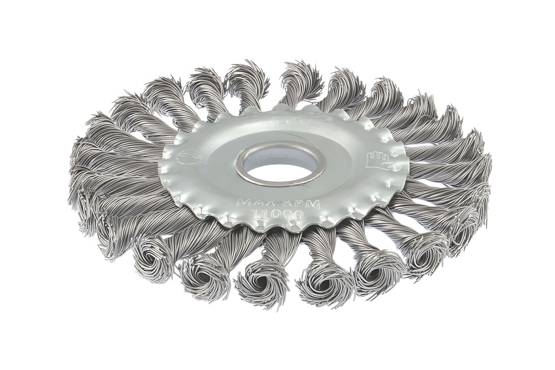 Щітка дискова із плетеного дроту Ø 125х22.2 мм MASTERTOOL 19-9012 Щітка дискова із плетеного дроту Ø 125х22.2 мм MASTERTOOL 19-9012