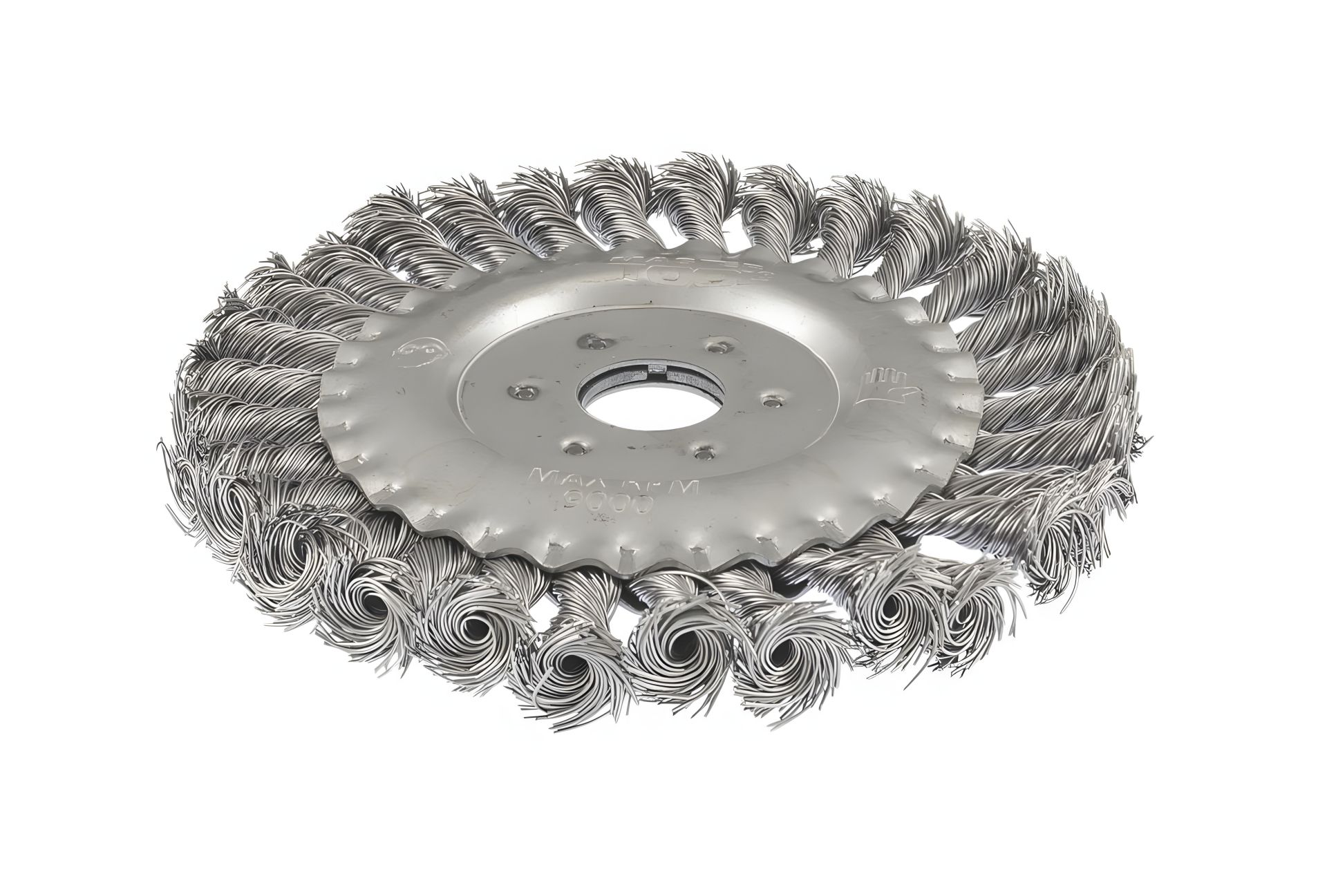 Щетка дисковая из плетеной проволоки Ø 150х22.2 мм MASTERTOOL 19-9015 Щетка дисковая из плетеной проволоки Ø 150х22.2 мм MASTERTOOL 19-9015