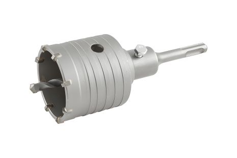 Корончатое сверло для бетона, диаметр 65 мм, 8 зубцов, хвостовик 22х110 мм SDS-PLUS MASTERTOOL 2-08-065