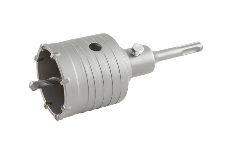 Корончатое сверло для бетона, диаметр 65 мм, 8 зубцов, хвостовик 22х110 мм SDS-PLUS MASTERTOOL 2-08-065