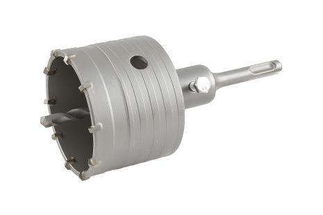 Корончатое сверло по бетону 80 мм 10 зубцов с хвостовиком 22х110 мм SDS-PLUS MASTERTOOL 2-08-080 Корончатое сверло по бетону 80 мм 10 зубцов с хвостовиком 22х110 мм SDS-PLUS MASTERTOOL 2-08-080