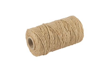 Джутовий шпагат Ø 2 мм, 0.2 кг, котушка MASTERTOOL 92-0612 Джутовий шпагат Ø 2 мм, 0.2 кг, котушка MASTERTOOL 92-0612