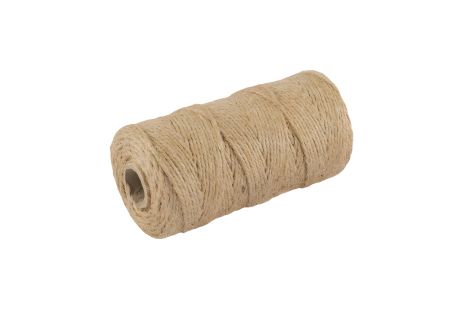Джутовий шпагат Ø 2 мм, MASTERTOOL 92-0613, котушка 0.4 кг