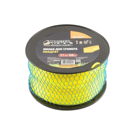 Лісочка для тримера 2,70 мм КВАДРАТ, 138 м котушка MASTERTOOL 19-2427