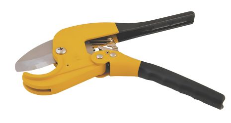 Труборіз для пластикових труб 3-42 мм, лезо SS, ручки з покриттям TPR MASTERTOOL 74-0312