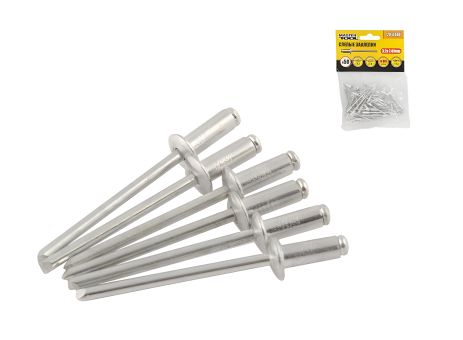 Алюмінієві витяжні заклепки 3.2х7.40 мм 50 шт MASTERTOOL 20-0440