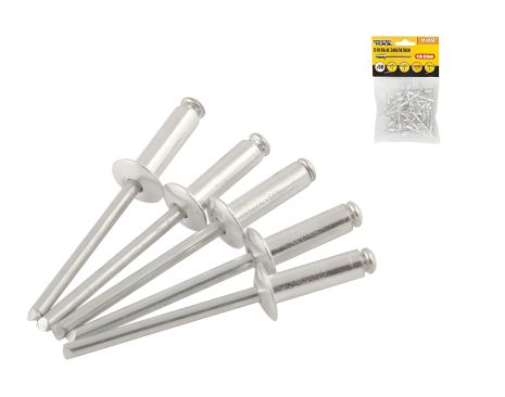 Ремонтные заклепки MASTERTOOL 4.0х8.00 мм, 50 шт, 20-0550