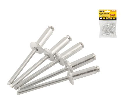 Ремонтные заклепки MASTERTOOL 4.0х8.00 мм, 50 шт, 20-0550 Ремонтные заклепки MASTERTOOL 4.0х8.00 мм, 50 шт, 20-0550