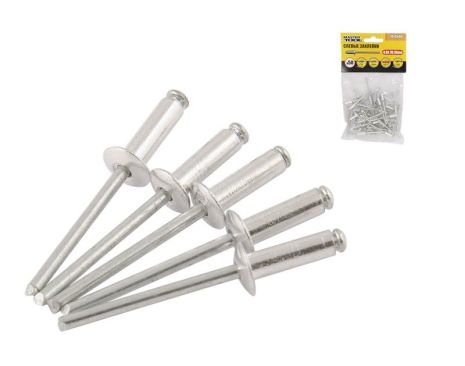 Алюмінієві витяжні заклепки 4.0х10.16 мм 50 шт MASTERTOOL 20-0590