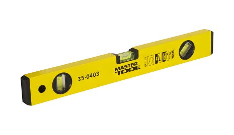 Будівельний рівень із магнітами 40 см 3 капсули 0,5 мм/м 0,03° MASTERTOOL 35-0403