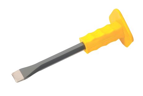 Строительное зубило с защитной ручкой TPR 200х16х22 мм MASTERTOOL 03-0200