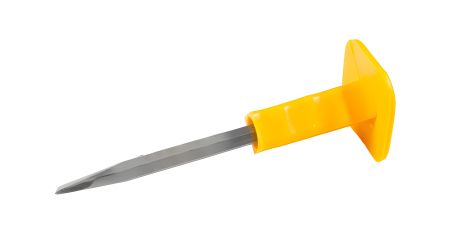 Будівельне зубило із захисною ручкою TPR 250х16х22 мм MASTERTOOL 03-0250