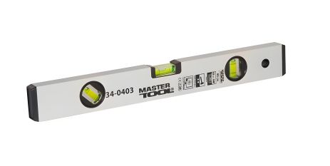 Рівень будівельний 40 см 3 капсули 0,5 мм/м 0,03 MASTERTOOL 34-0403-топ Рівень будівельний 40 см 3 капсули 0,5 мм/м 0,03 MASTERTOOL 34-0403-топ