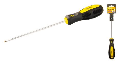 Шлицевая отвёртка SL4х150мм с TPR ручкой MASTERTOOL 48-5415