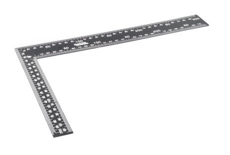 Будівельний кутник сталевий двосторонній 200х300 мм MASTERTOOL 30-3300 для точних вимірювань