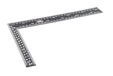 Будівельний кутник сталевий двосторонній 200х300 мм MASTERTOOL 30-3300 для точних вимірювань