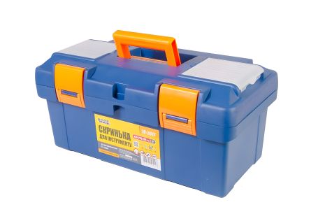 Ящик для інструментів з пластиковими замками та органайзерами 17" 420х220х195 мм MASTERTOOL 79-2617