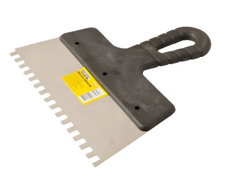 Зубчатый шпатель 200х6х6 мм MASTERTOOL 19-6620