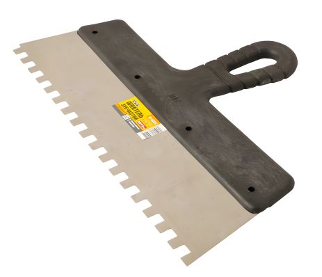 Зубчастий шпатель 300х8х8 мм MASTERTOOL 19-6830
