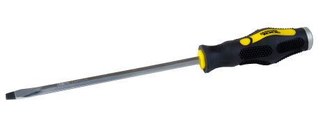 Ударная шлицевая магнитная отвёртка MASTERTOOL SL8х200 мм с TPR ручкой (49-5820) Ударная шлицевая магнитная отвёртка MASTERTOOL SL8х200 мм с TPR ручкой (49-5820)