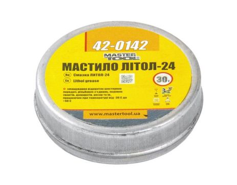 Мастило Літол-24 30 г жерсть MASTERTOOL 42-0142