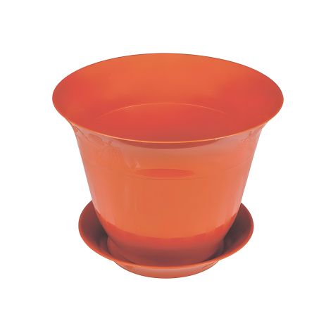 Цветочный горшок "МОЛДАВИЯ" Ø20 см, коричневый, MASTERTOOL 92-8044