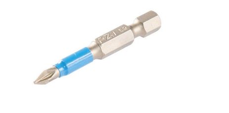 Насадка отверточная PZ1 50 мм 1/4" S2 набор 2 шт MASTERTOOL 10-91-500