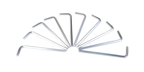 Ключ шестигранный CrV 5,0 мм 28/120 мм набор 10 шт MASTERTOOL 75-0005 Ключ шестигранный CrV 5,0 мм 28/120 мм набор 10 шт MASTERTOOL 75-0005