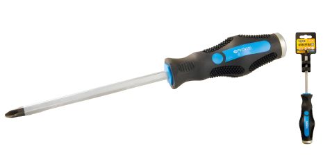 Ударна викрутка PH3х150 мм MASTERTOOL 49-5315 з покриттям TPR (хрестова магнітна ручка) Ударна викрутка PH3х150 мм MASTERTOOL 49-5315 з покриттям TPR (хрестова магнітна ручка)