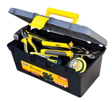 Ящик инструментальный с пластиковыми замками 16" 395х223х165 мм MASTERTOOL 79-2216