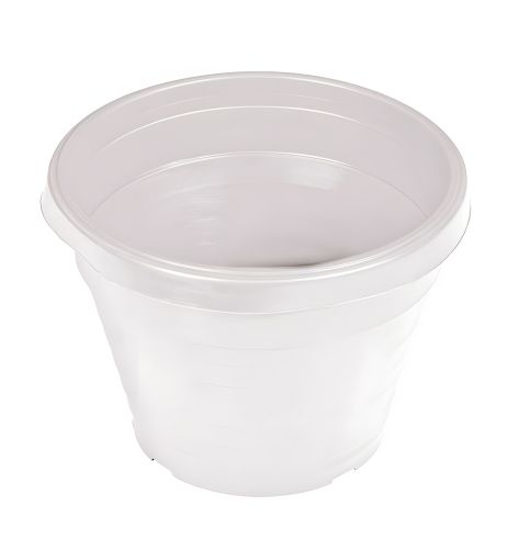 Квітковий горщик білий Ø12 см без піддону MASTERTOOL 92-8002