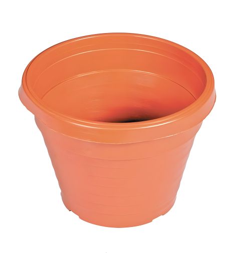 Цветочный горшок Ø12 см без поддона, коричневый, MASTERTOOL (92-8003)