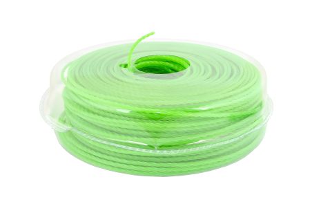 Леска для триммера КВАДРАТНАЯ КРУЧЕНАЯ 2,70 мм 107 м в упаковке MASTERTOOL 19-1213