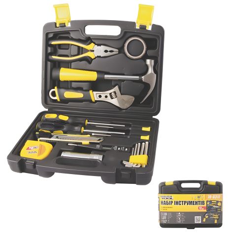 Набір інструментів "Універсал" на 17 елементів від MASTERTOOL 78-0317