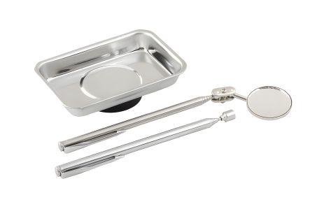 Магнітних інструментів набір (тарілка/захоплення/дзеркало) MASTERTOOL 81-2137 Магнітних інструментів набір (тарілка/захоплення/дзеркало) MASTERTOOL 81-2137