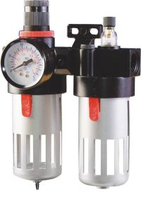 Воздушный фильтр/редуктор/смазочное устройство MASTERTOOL 81-8555 (20 мкм, 0-10 бар, ½", Al корпус)