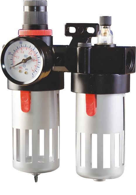 Блок підготовки повітря 20 мкм 0-10 бар ½" Al корпус повітряний фільтр/редуктор/мастильний пристрій MASTERTOOL 81-8555 (Фільтрація повітря) Блок підготовки повітря 20 мкм 0-10 бар ½" Al корпус повітряний фільтр/редуктор/мастильний пристрій MASTERTOOL 81-8555 (Фільтрація повітря)