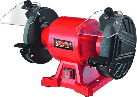 Точильна машина PROFI 150х12.7 мм, 250 Вт, 2950 об/хв, мідна обмотка, MASTERTOOL MBG1503