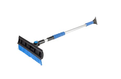 Щітка автомобільна зі скребком та водозгоном, телескоп MASTERTOOL 84-0005