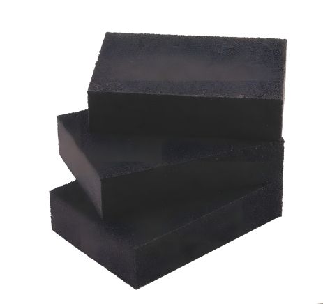 Двухсторонняя шлифовальная губка, набор из 3 шт., зернистость P60/80, P120/180, P240/320, 100х70х25 мм, MASTERTOOL 08-0300