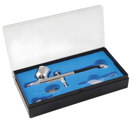 Мини аэрограф PROFI с комплектом аксессуаров MASTERTOOL 81-8711 Мини аэрограф PROFI с комплектом аксессуаров MASTERTOOL 81-8711