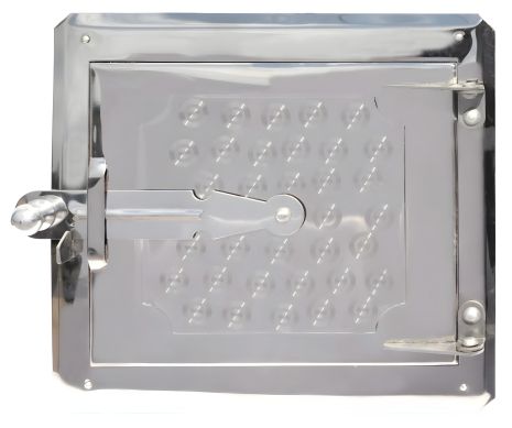 Топочная дверца 265х250 мм из нержавеющей стали MASTERTOOL 92-0366